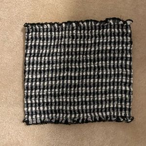 Brandy Melville gingham tube top